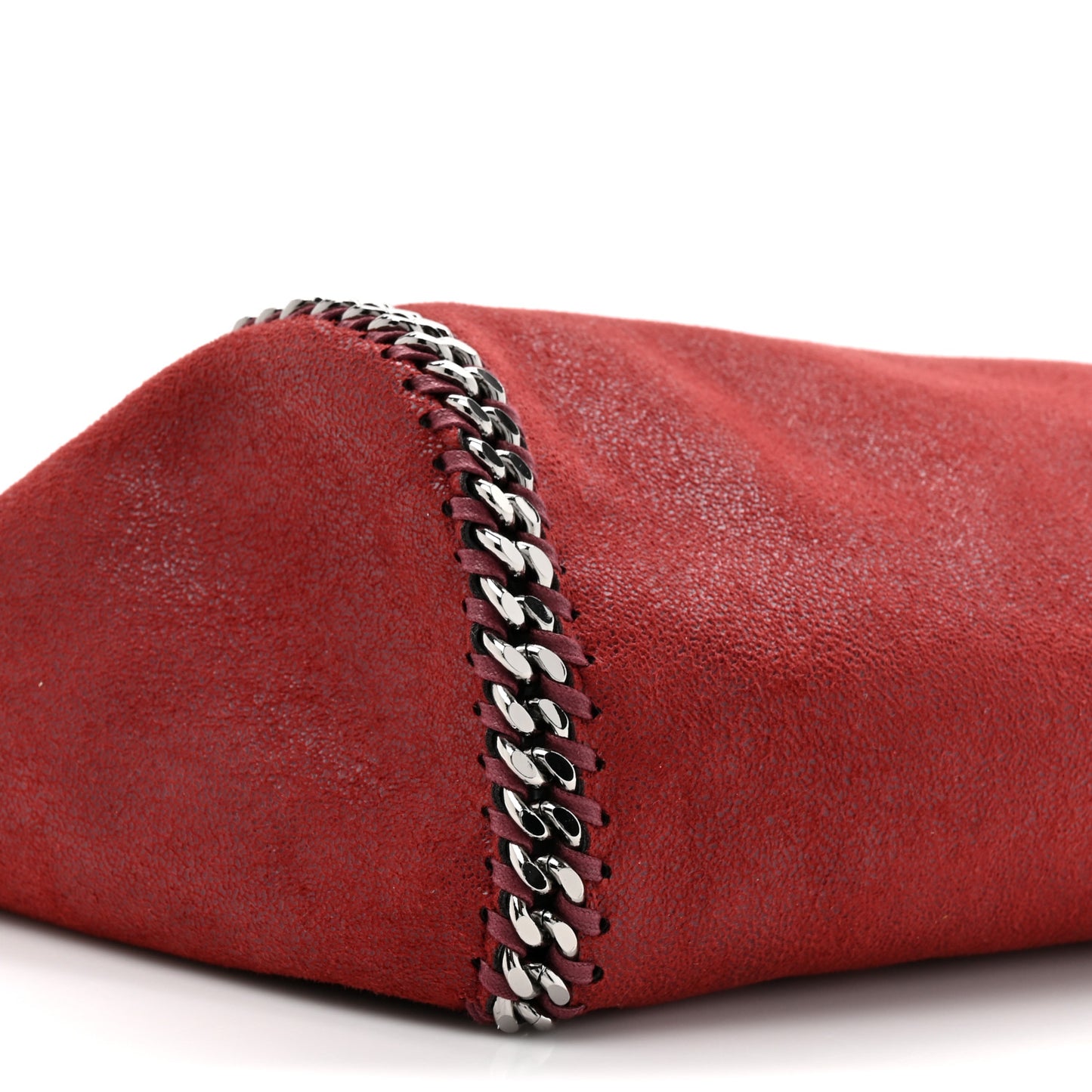 Shaggy Deer Falabella Reversible Tote Red Navy