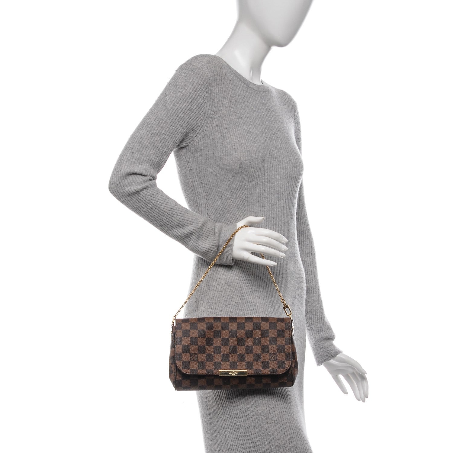 Louis Vuitton Damier Ebene Favorite MM 2 of 8