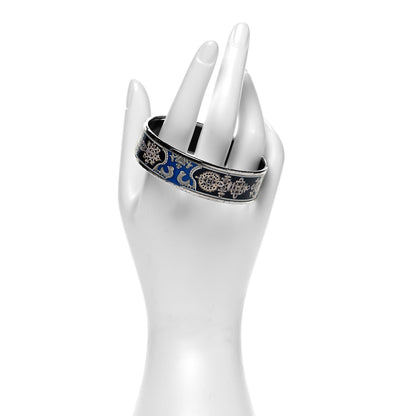 Hermes Enamel Printed Wide Birds Bracelet 65 2 of 5