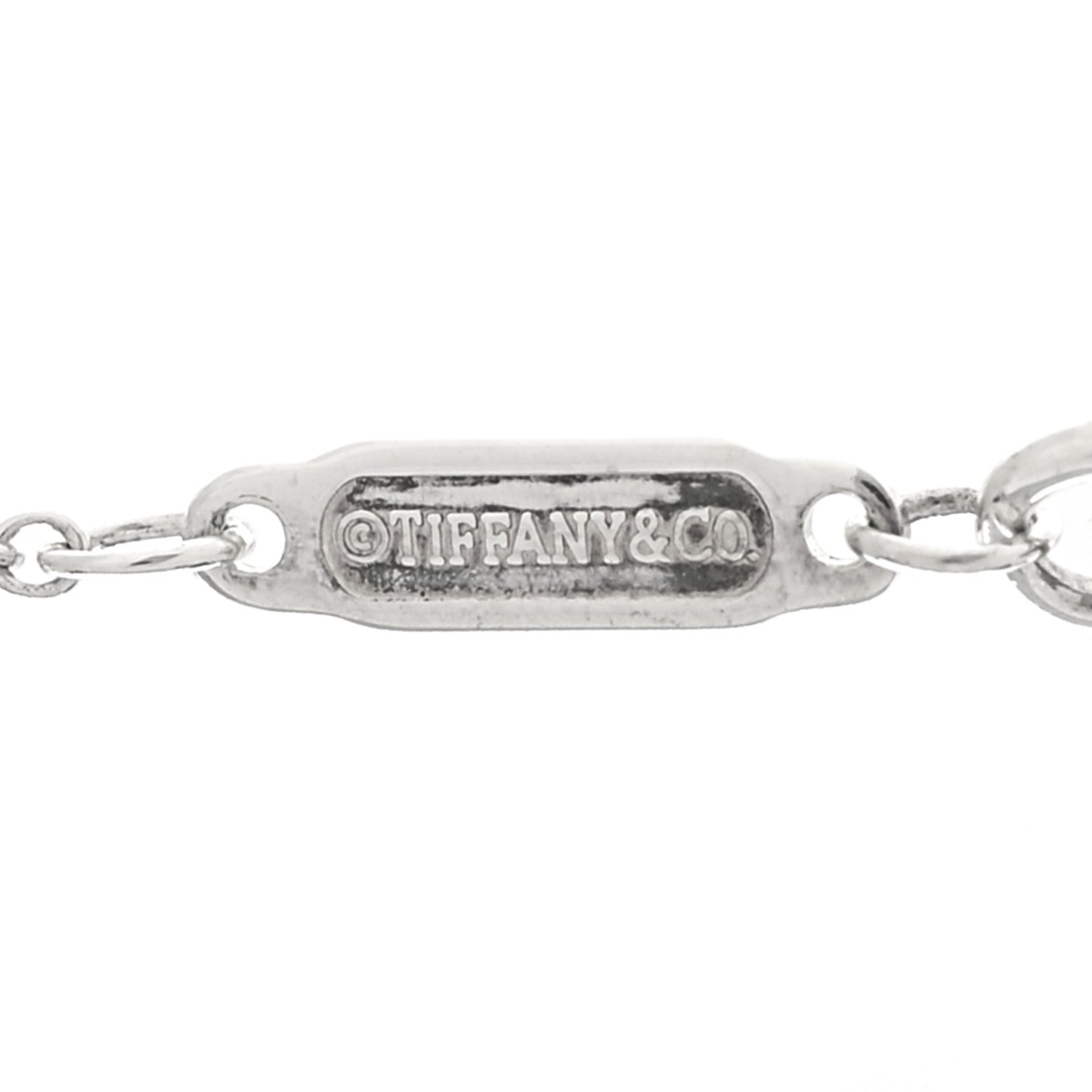 Sterling Silver Large T Smile Pendant Necklace