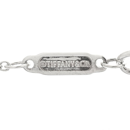 Tiffany Sterling Silver Large T Smile Pendant Necklace 5 of 5
