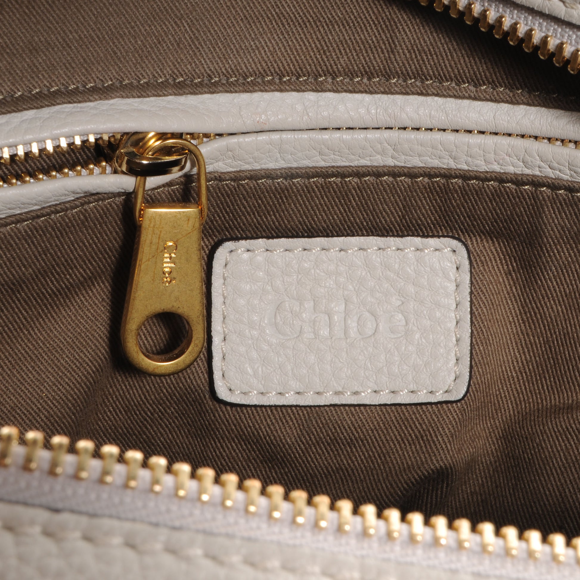 Chloe Calfskin Large Marcie Satchel Dove 6 of 9