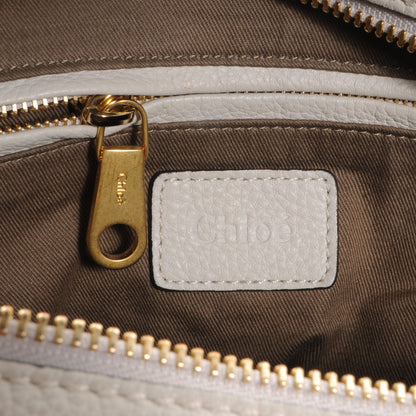 Chloe Calfskin Large Marcie Satchel Dove 6 of 9