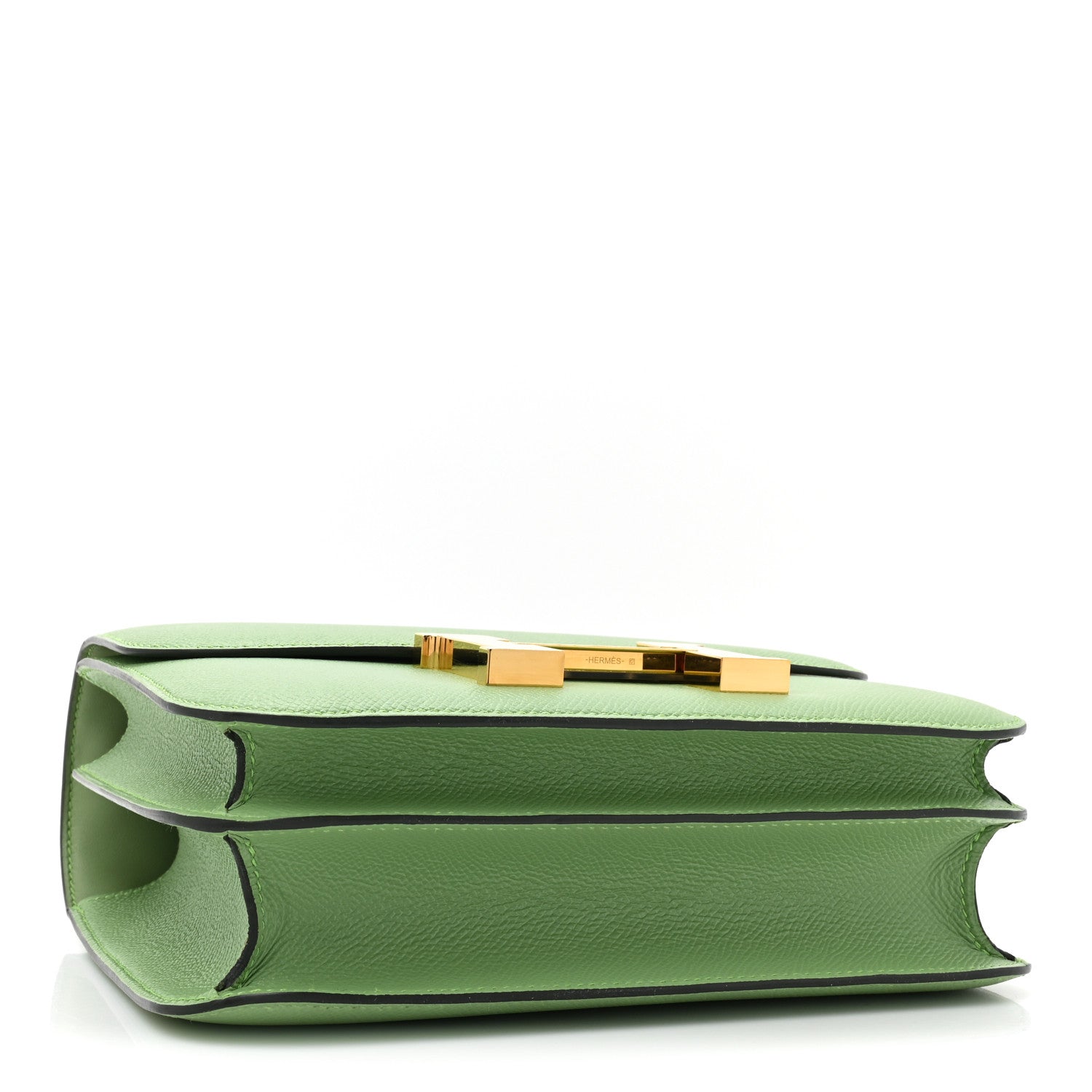 Hermes Epsom Constance 24 Vert Criquet 4 of 10