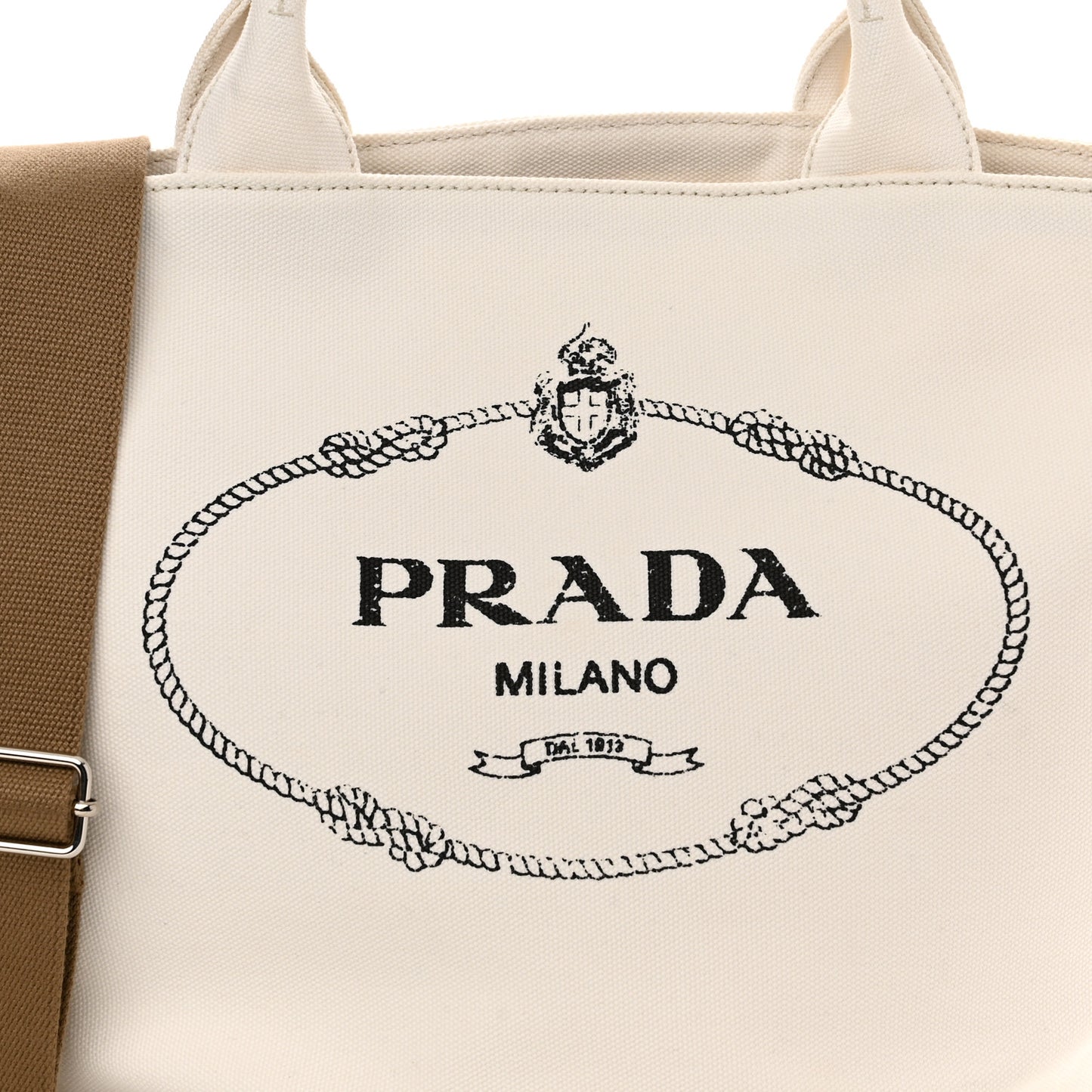 Canapa Logo Bucket Tote White