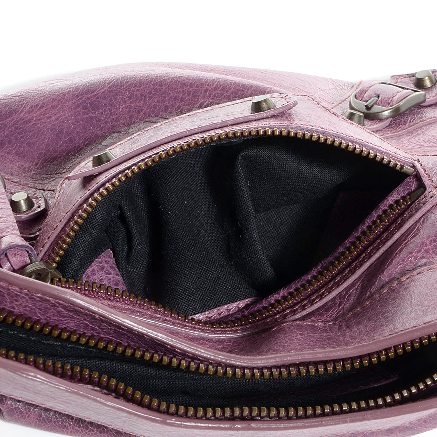 Balenciaga Agneau Trousse Maquillage Makeup Clutch Bag Murier 10 of 11