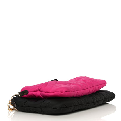 Louis Vuitton Econyl Monogram Pillow Maxi Multi Pochette Accessories Black Fuchsia 4 of 11