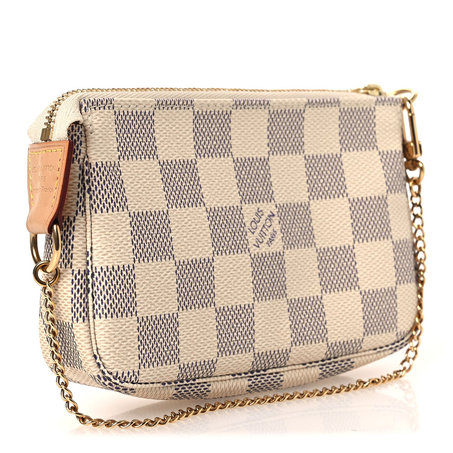 Louis Vuitton Damier Azur Mini Pochette Accessories 3 of 10