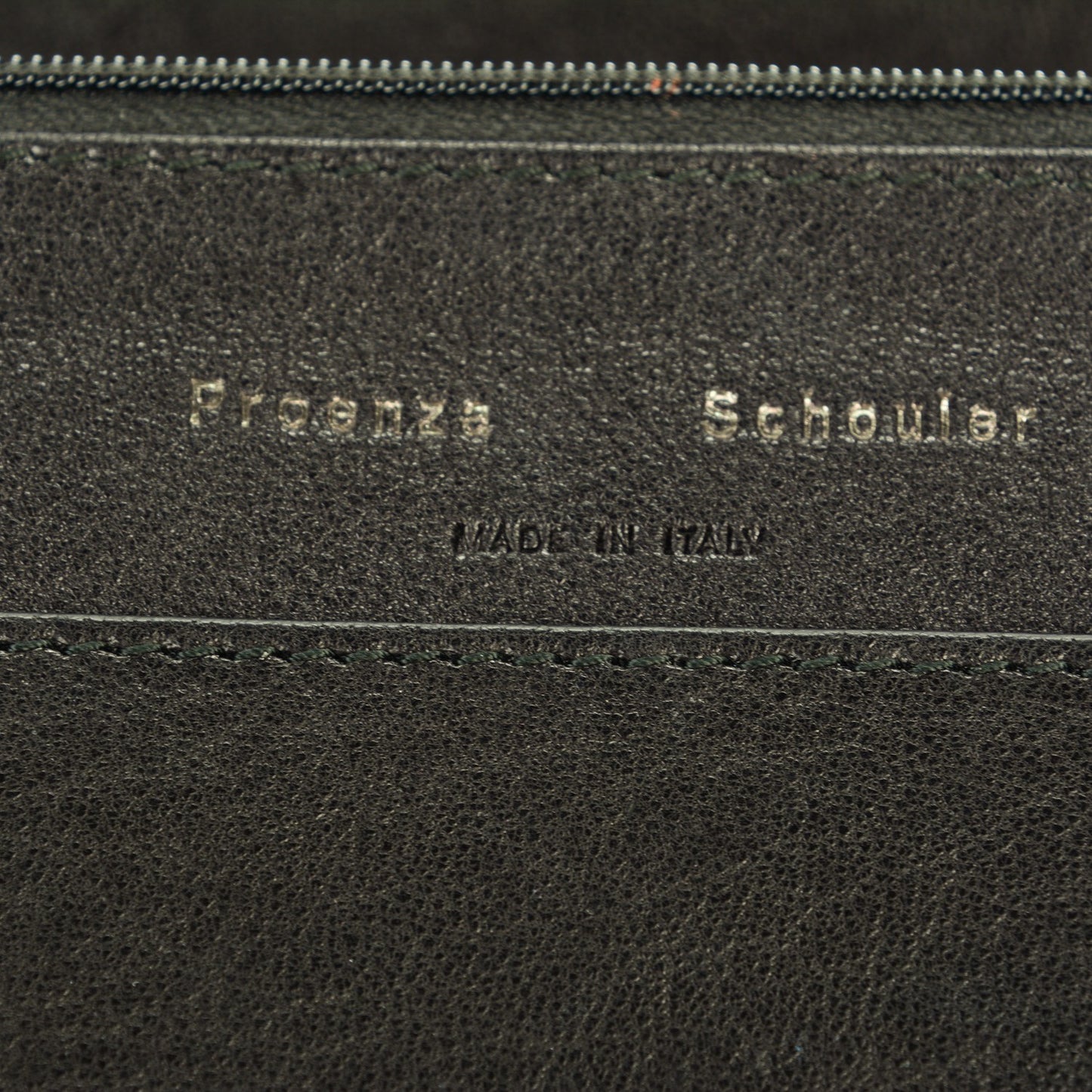 Lambskin Large PS1 Chain Wallet Black