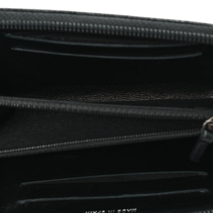 Chanel Caviar Quilted Small Boy Zip Around Wallet Black 5 of 9