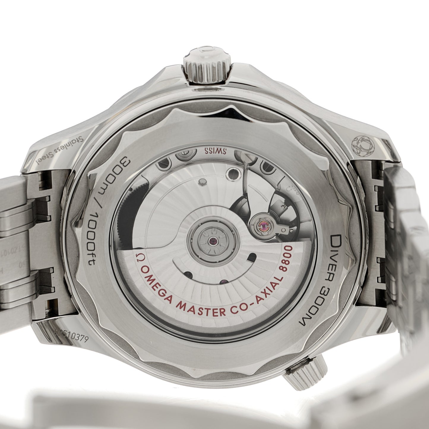 Stainless Steel 42mm Seamaster Diver 300M Co-Axial Automatic Watch Black 210.30.42.20.01.001