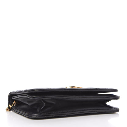 Gucci Calfskin Matelasse GG Marmont Mini Bag Black 4 of 9