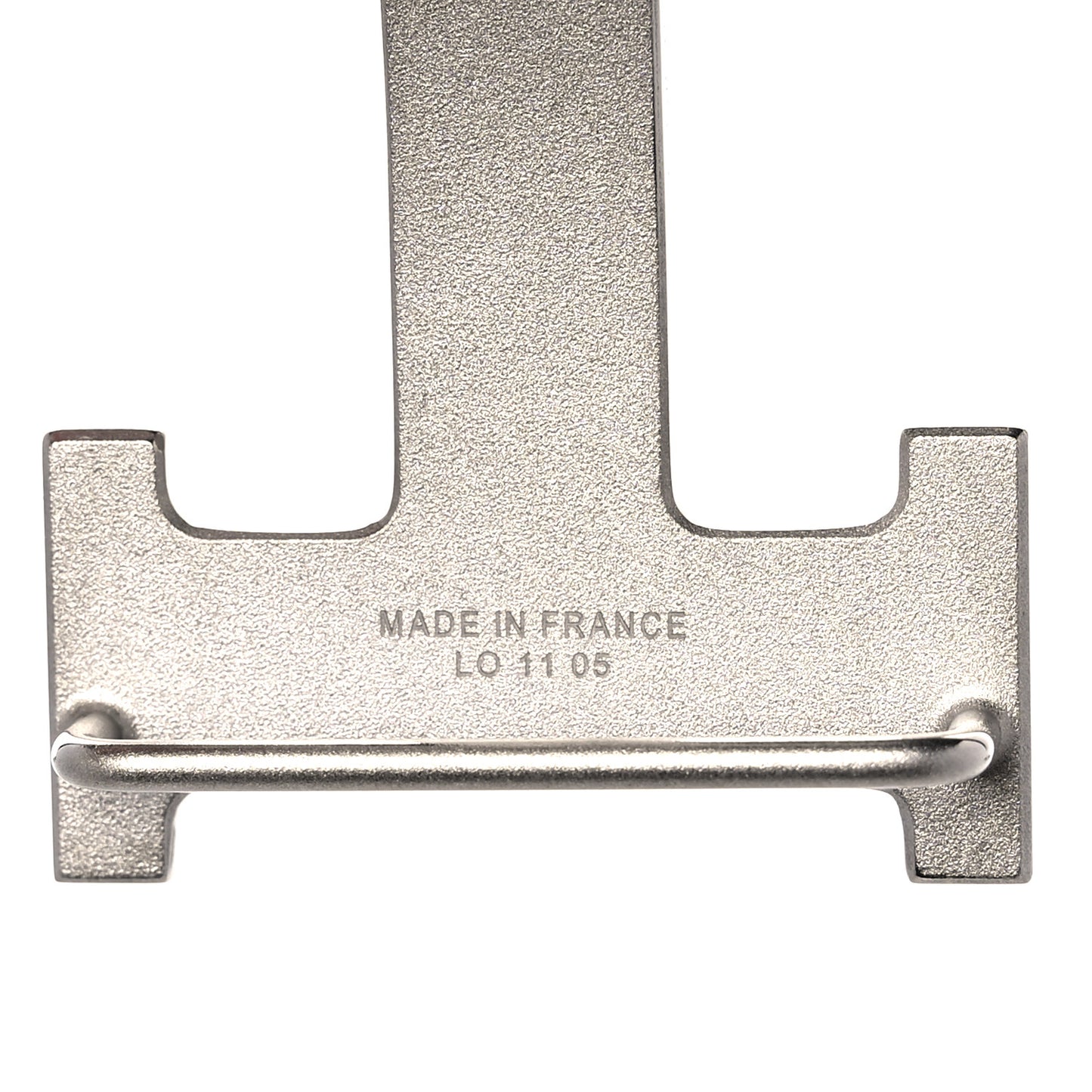Brushed Palladium 32mm H Belt Buckle
