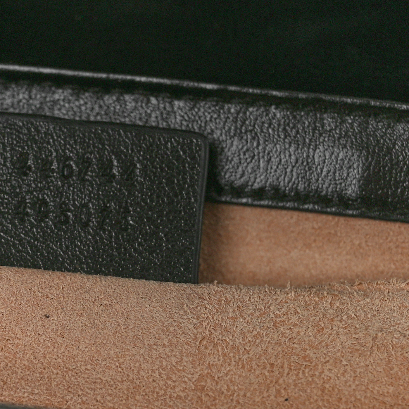 Monogram Matelasse Diagonal Mini GG Marmont Shoulder Bag Beige Black