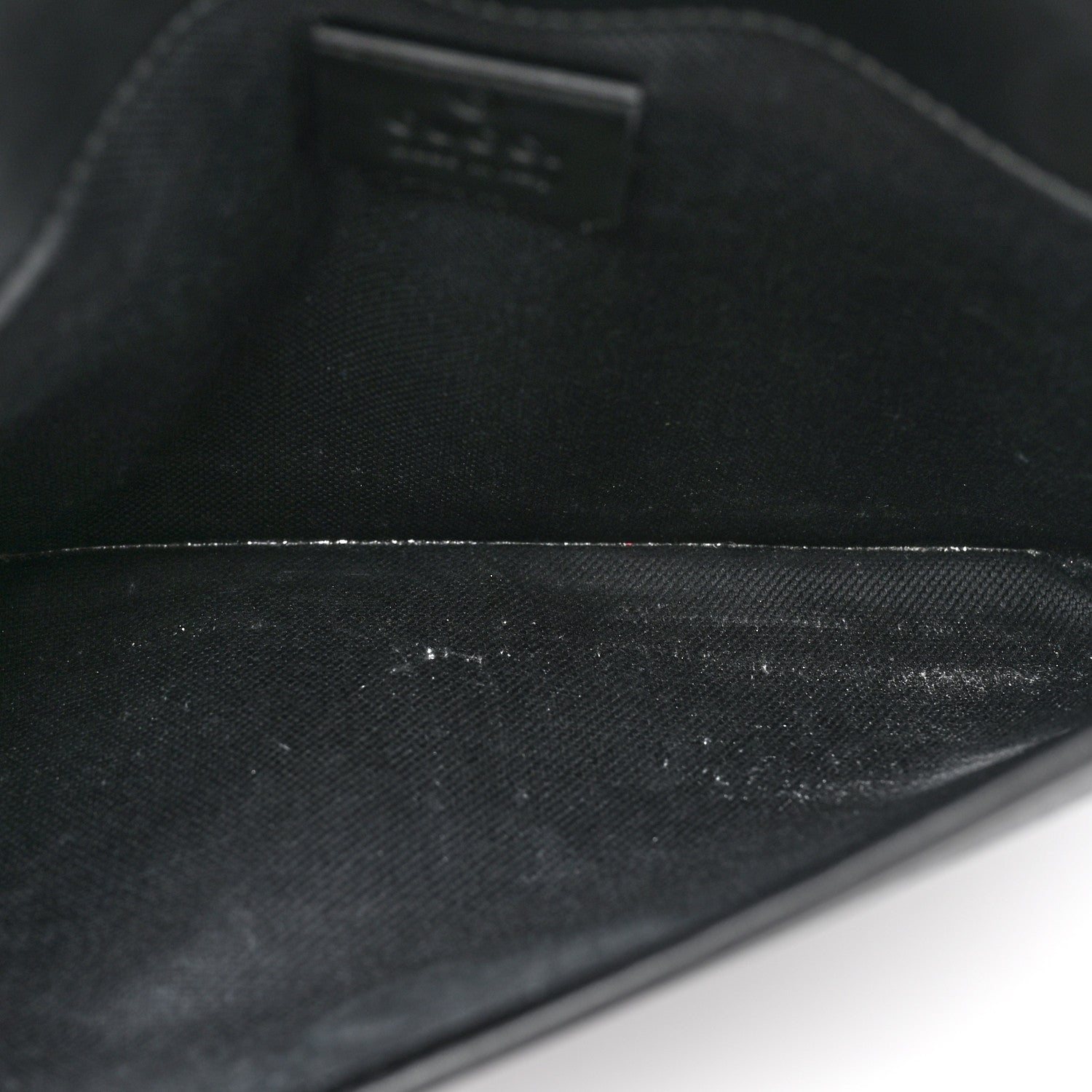 Gucci GG Supreme Monogram Web Slim Belt Bag Black Grey 5 of 13