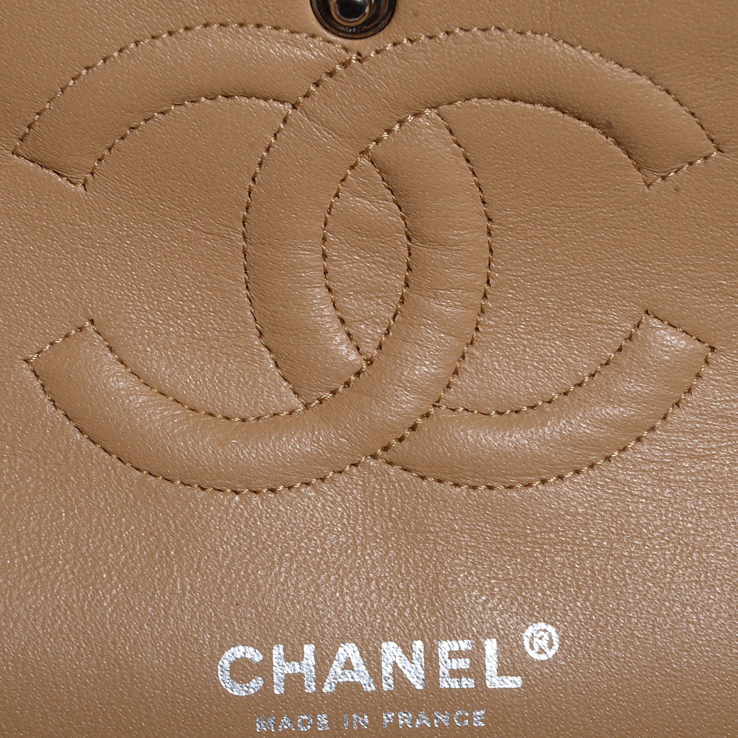 Chanel Lambskin Medium Double Flap Beige 7 of 12