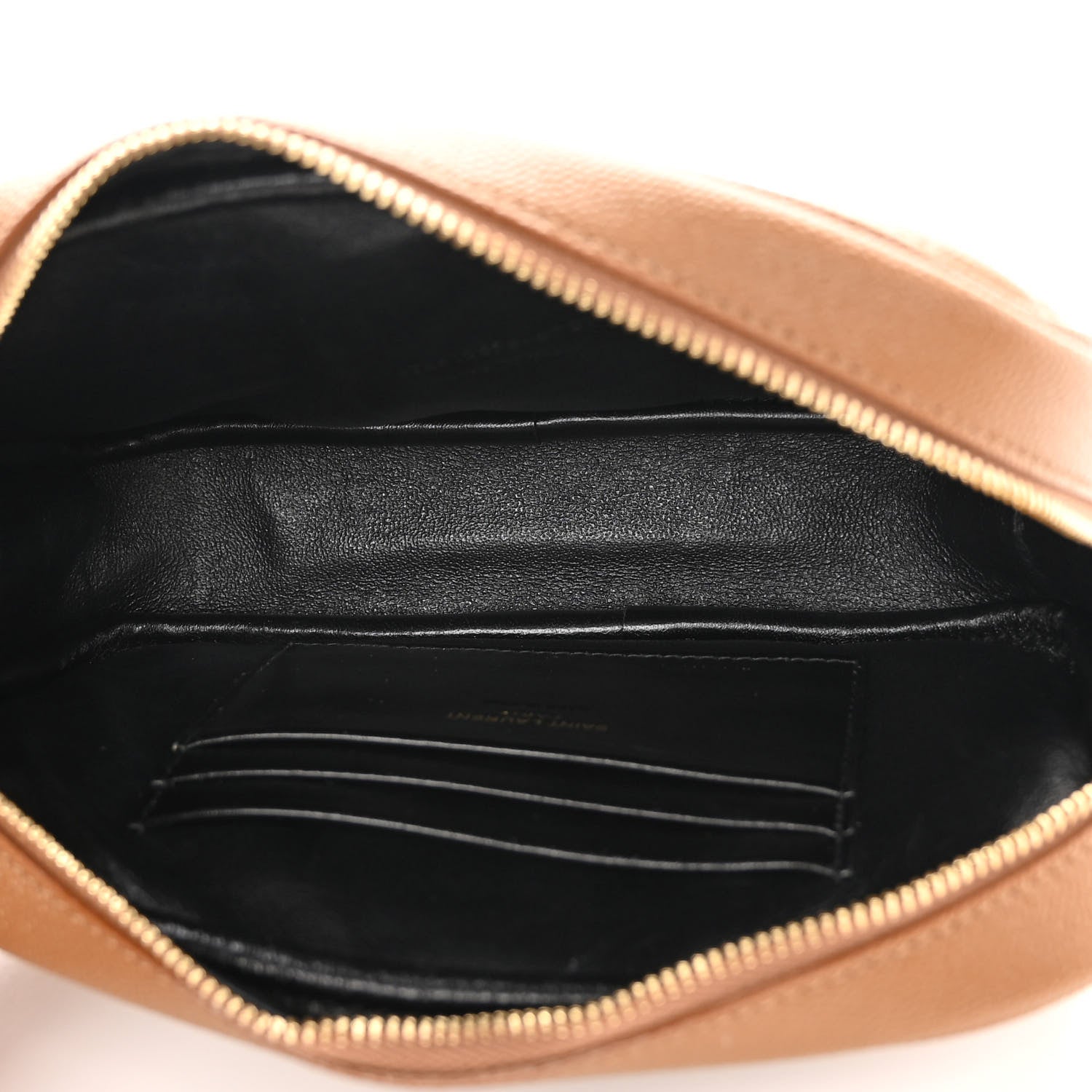 Saint Laurent Grain De Poudre Matelasse Monogram Mini Lou Camera Bag Dark Natural 5 of 9