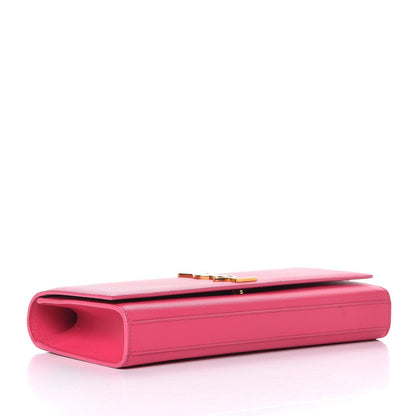 Saint Laurent Grain De Poudre Classic Monogram Cassandre Clutch Lipstick Fuchsia 4 of 7