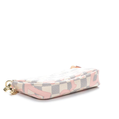 Louis Vuitton Damier Azur Tahitienne Mini Pochette Accessories 5 of 7