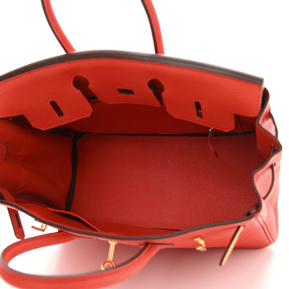 Hermes Togo Birkin 25 Capucine 5 of 11