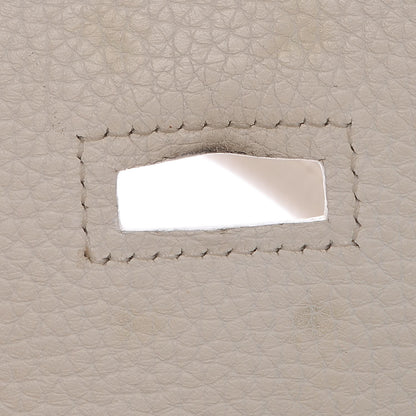 Hermes Taurillon Clemence JPG Birkin 42 White 29 of 33