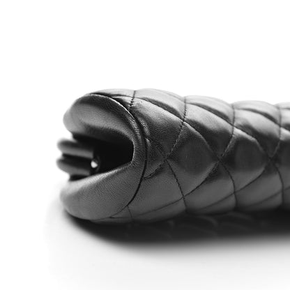 Chanel Lambskin Quilted Timeless Clutch Black 8 of 9