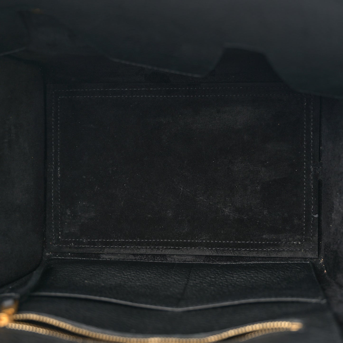 Crisped Calfskin Mini Tie Knot Tote Black