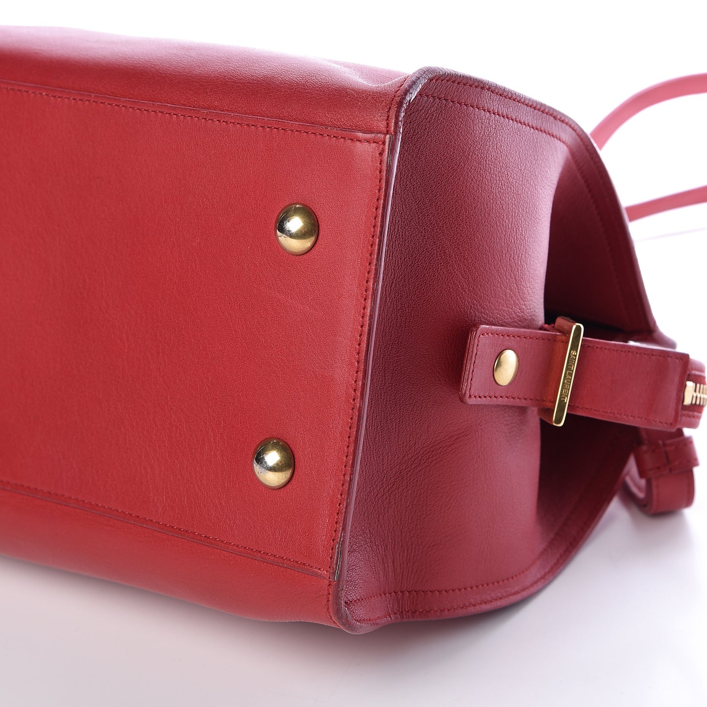 Calfskin Small Classic Y Cabas Rouge Orient