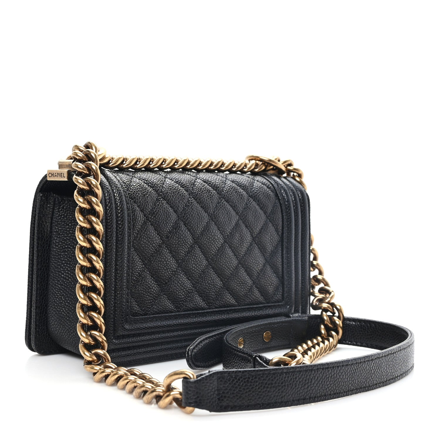 Chanel Caviar Quilted Small Boy Flap Black 3 of 11