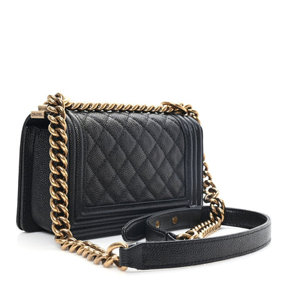 Chanel Caviar Quilted Small Boy Flap Black 3 of 11