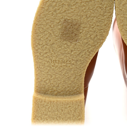 Hermes Calfskin Honey Boots 36 Naturel 6 of 9