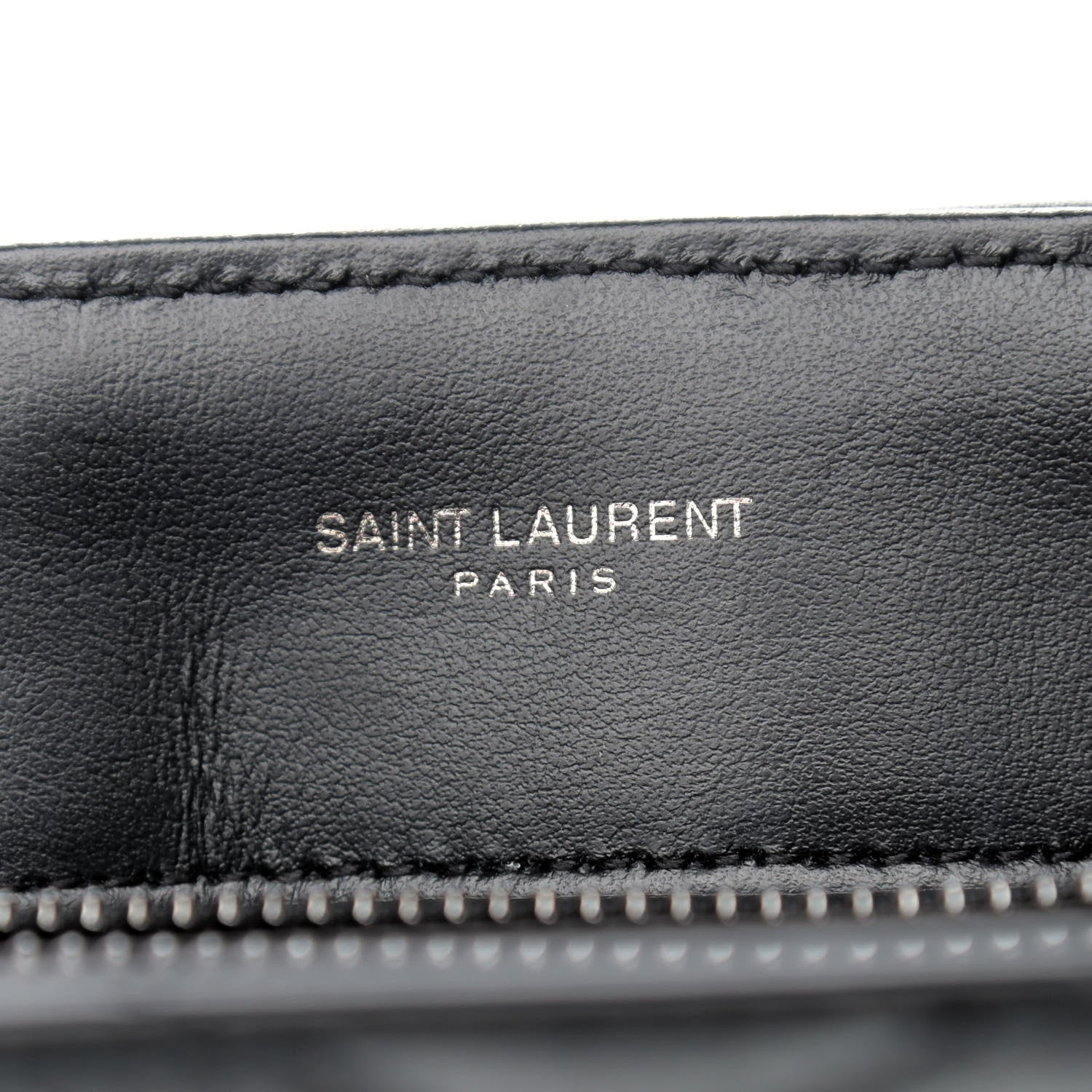 Saint Laurent Calfskin Y Quilted Monogram Medium Loulou Chain Satchel Black 7 of 12