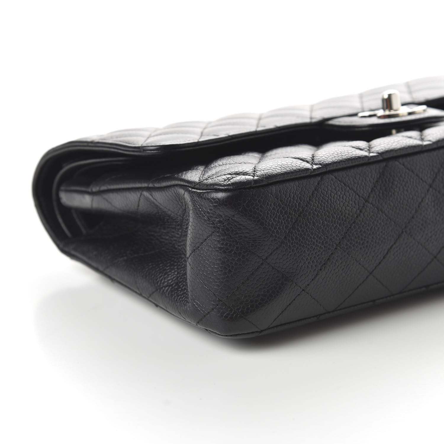 Chanel Caviar Quilted Medium Double Flap Black 6 of 11