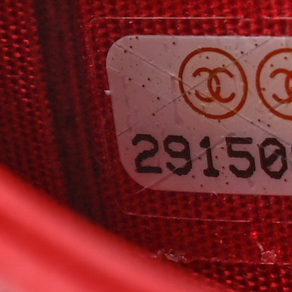 Chanel Caviar Quilted Boy Flap Wallet Red 14 of 16