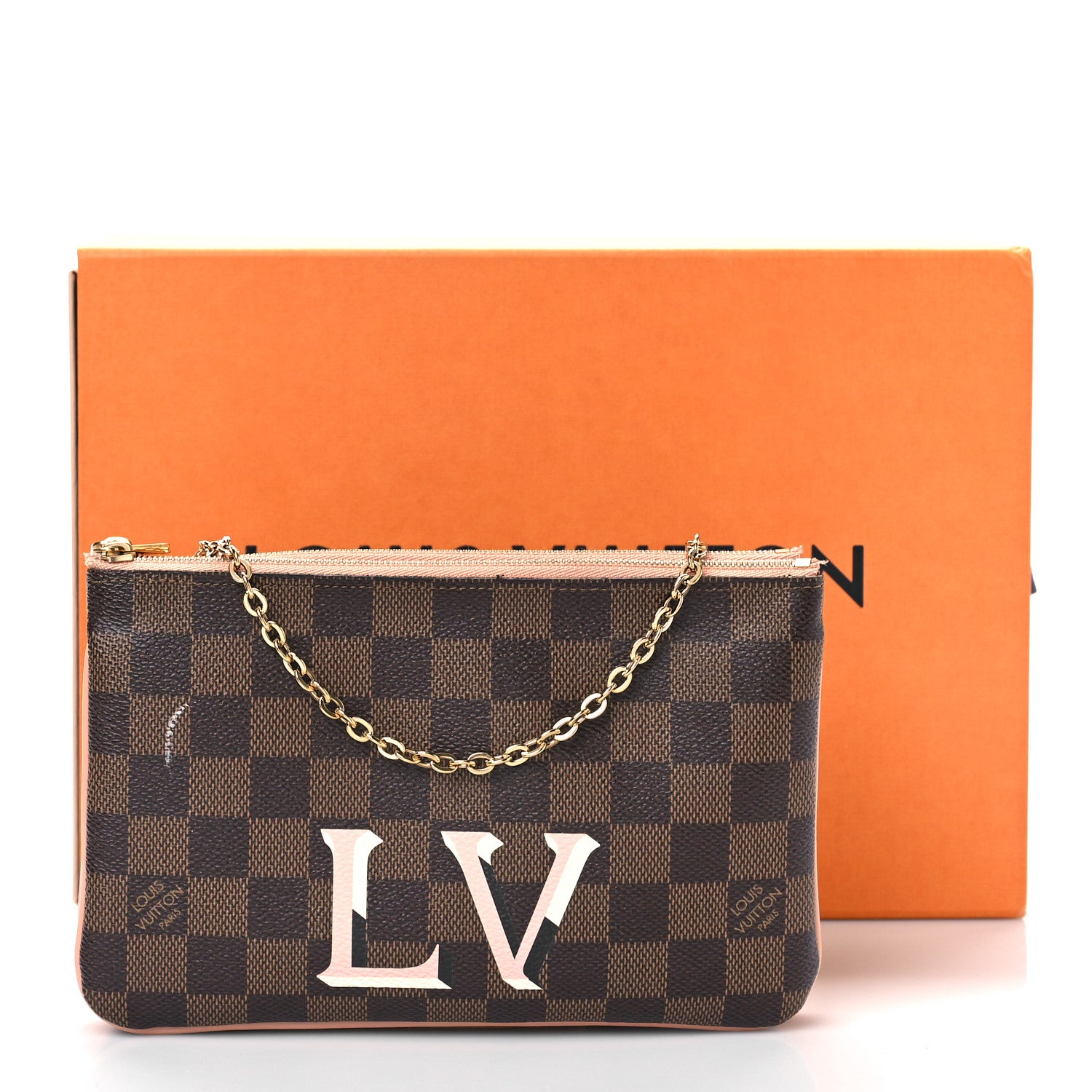 Louis Vuitton Damier Ebene Double Zip Pochette 11 of 11