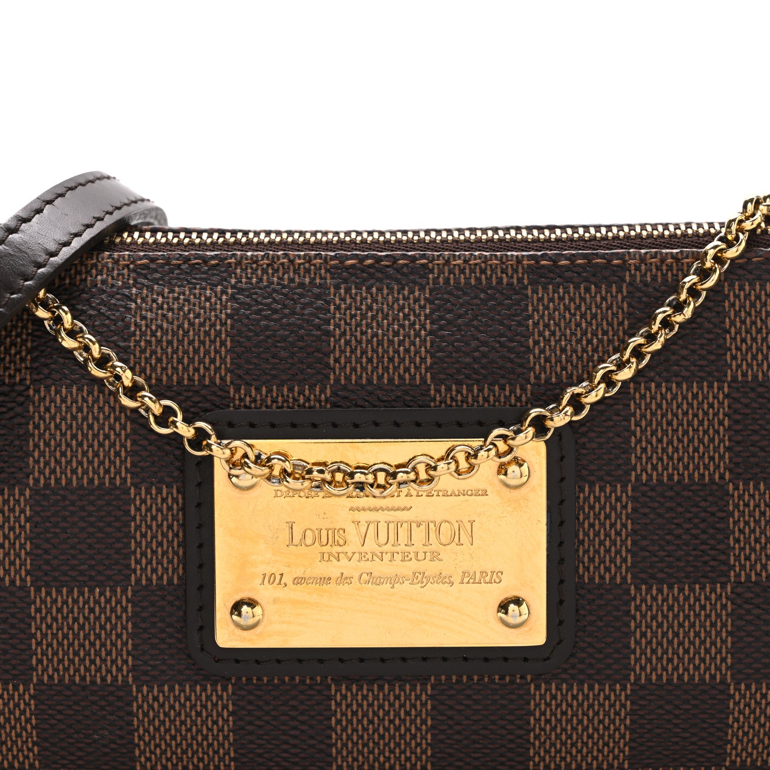 Louis Vuitton Damier Ebene Eva Clutch 8 of 11