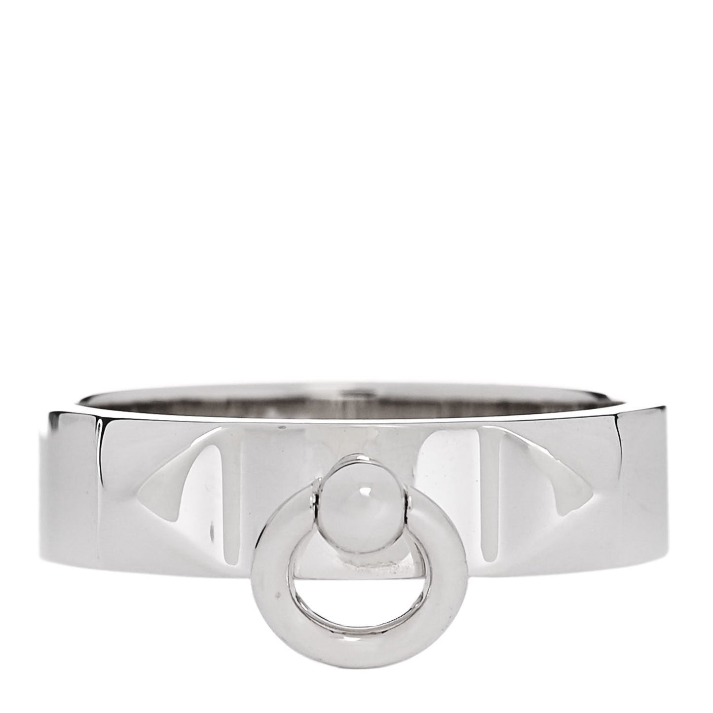 Sterling Silver PM Collier De Chien Ring 55 7.25