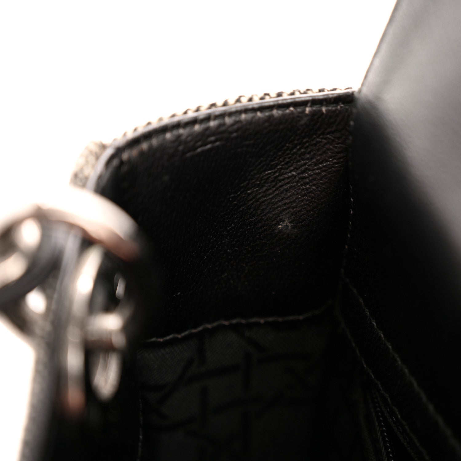 Christian Dior Tweed Mini Lady Dior Black 12 of 15