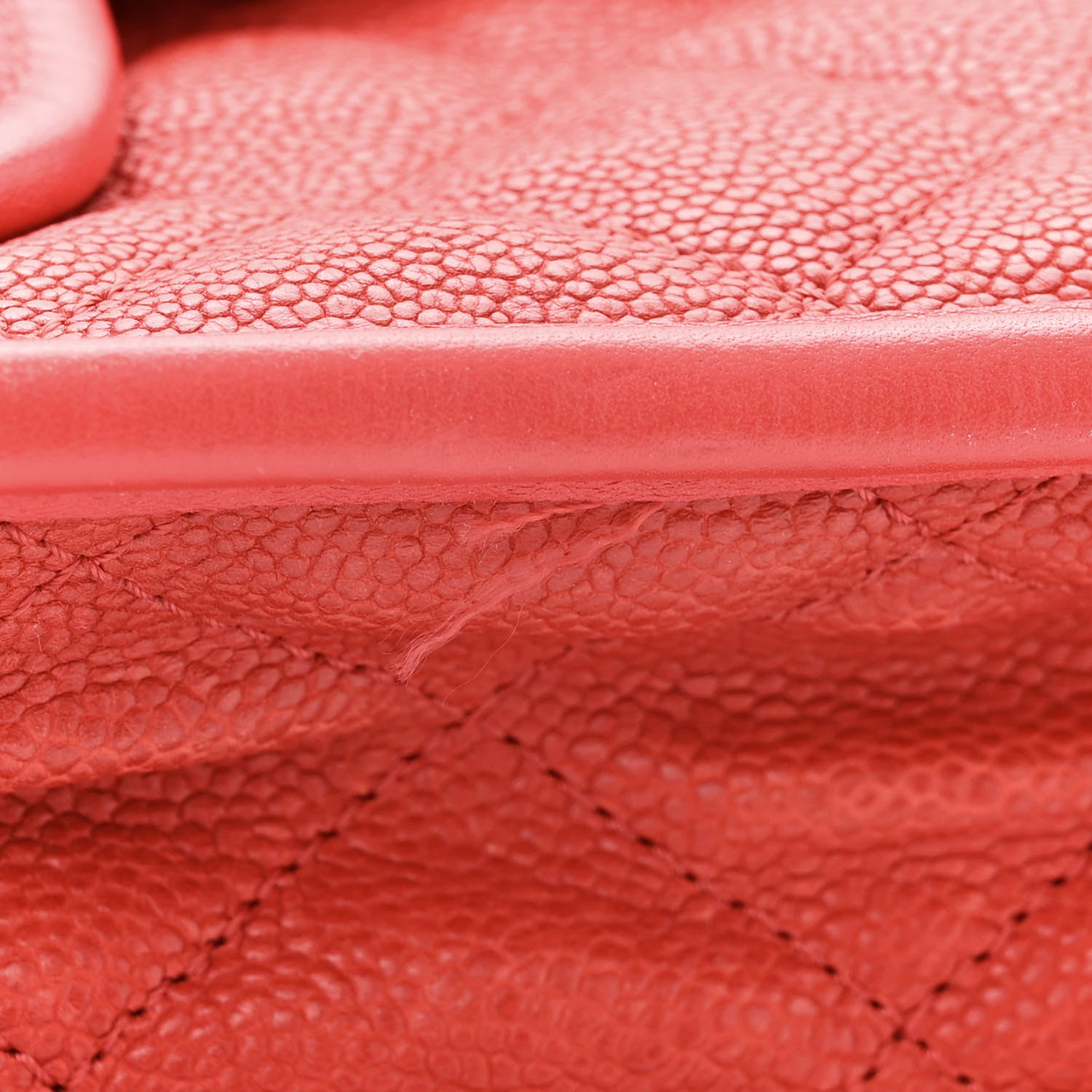 Chanel Caviar Quilted Medium French Riviera Flap Red 12 of 12