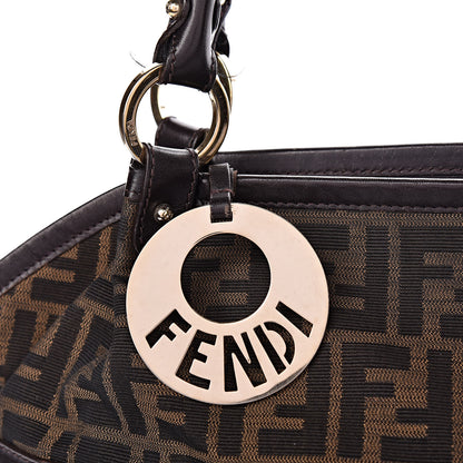 Fendi Zucca Large Chef Shopper Tote Tobacco 8 of 18