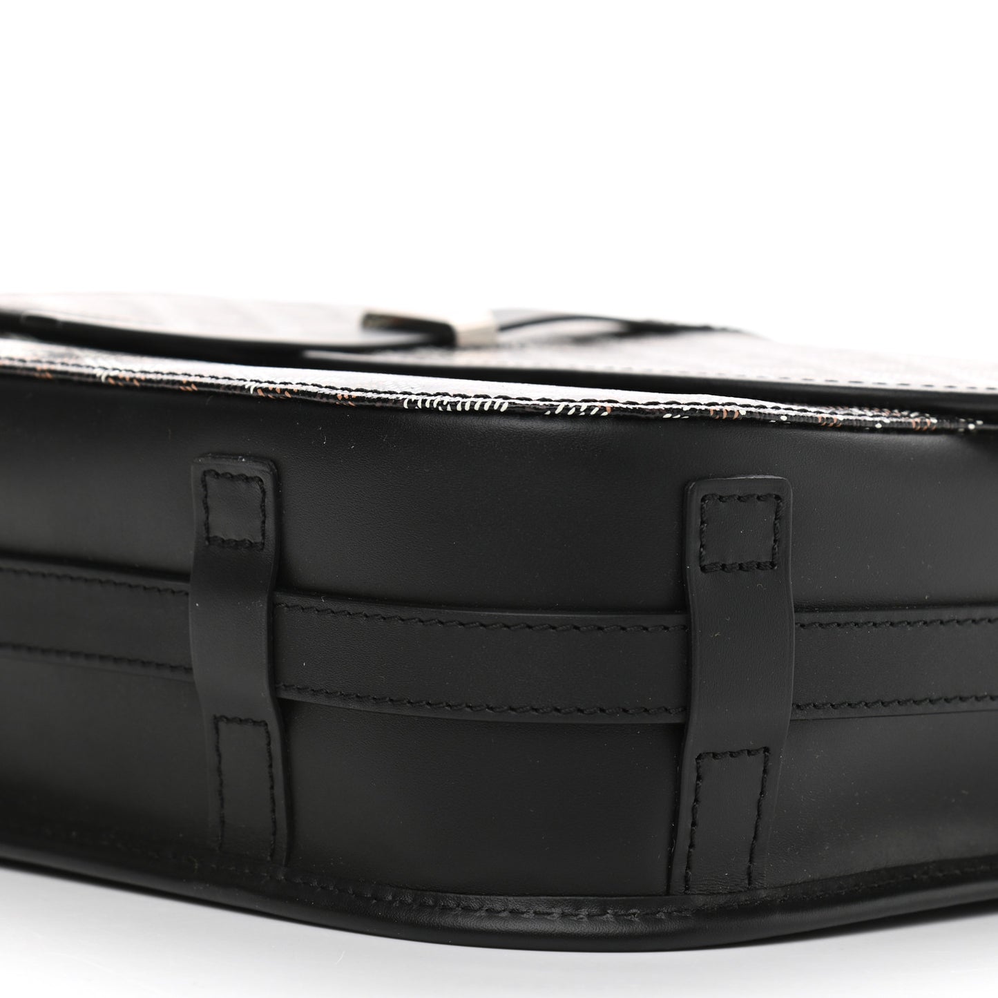 Goyardine Belvedere II MM Messenger Bag Black