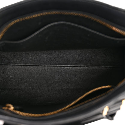 Saint Laurent Smooth Calfskin Small Monogram Cabas Black 5 of 13