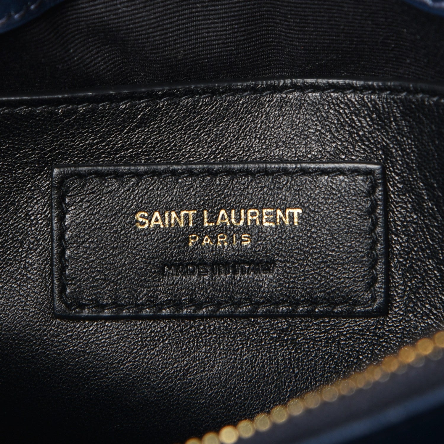 Saint Laurent Velvet Y Quilted Monogram Small Loulou Chain Satchel Medium Blue 7 of 9