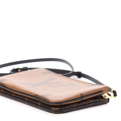 Louis Vuitton Reverse Monogram Giant Double Zip Pochette 11 of 13