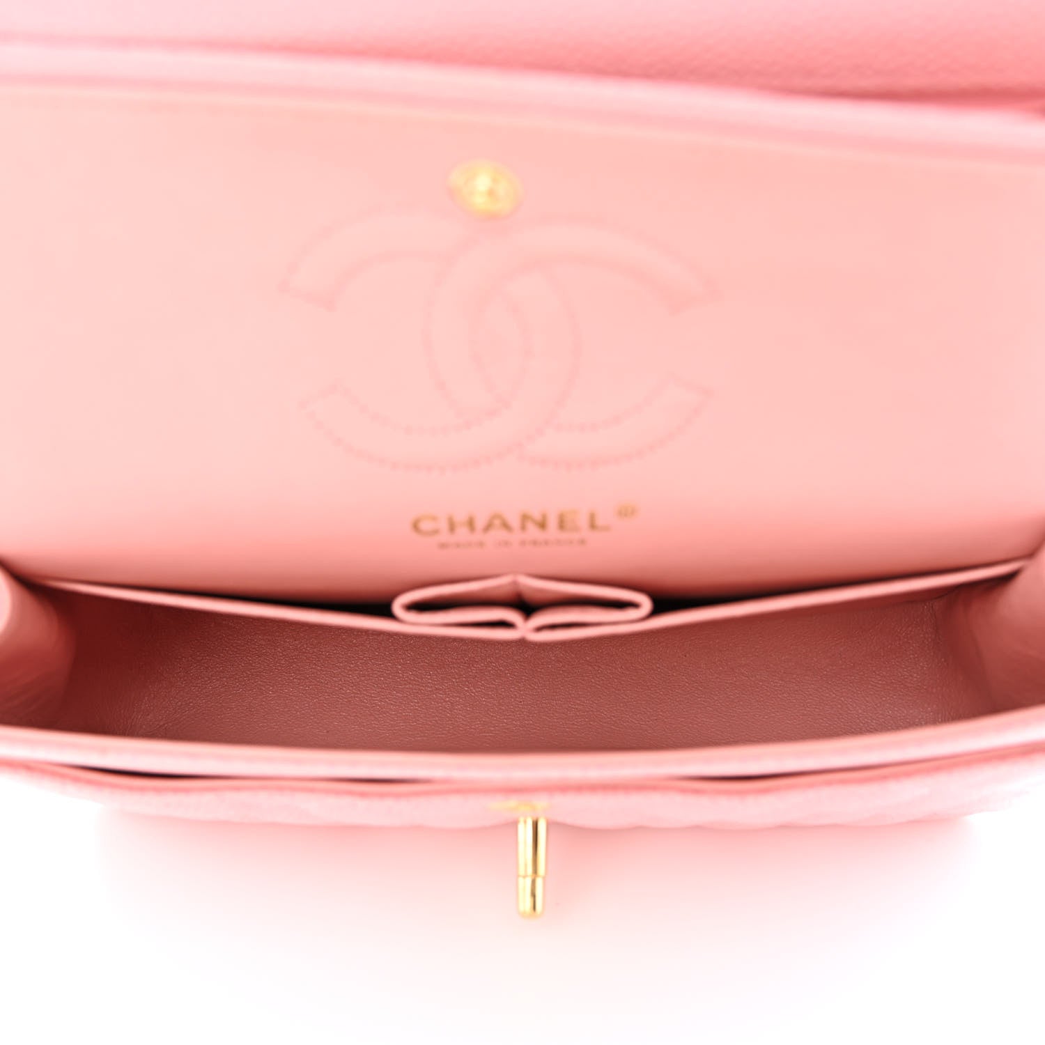 Chanel Caviar Quilted Small Double Flap Pink 5 of 11