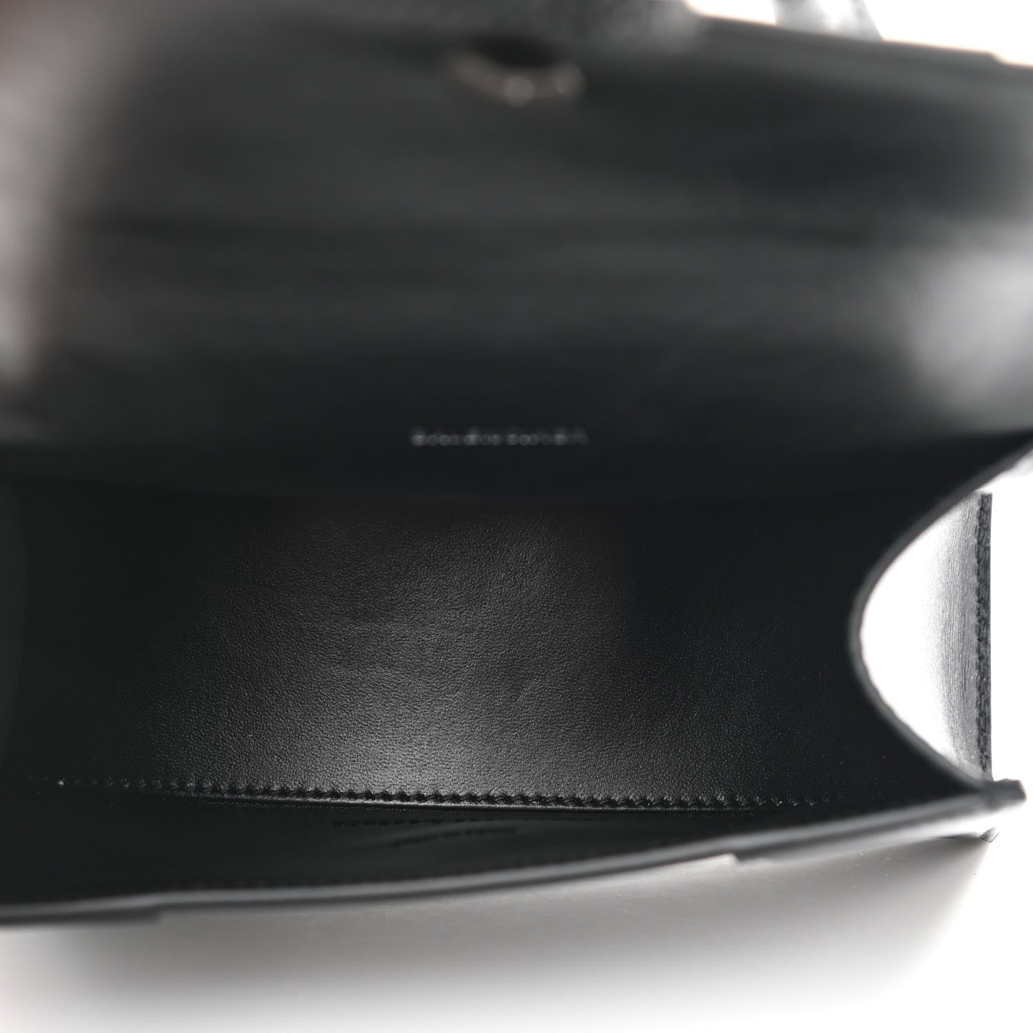 Balenciaga Shiny Box Calfskin Strass Hourglass Top Handle Bag XS Black 5 of 11