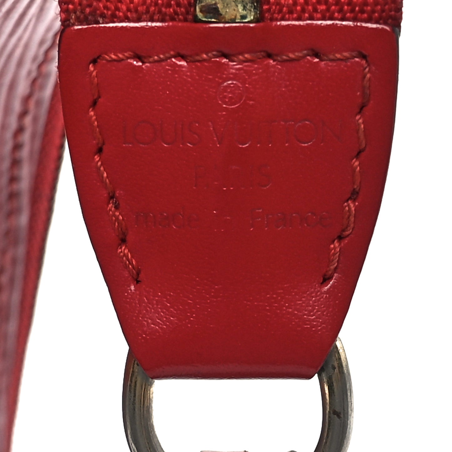 Epi Pochette Accessories 21 Castillan Red