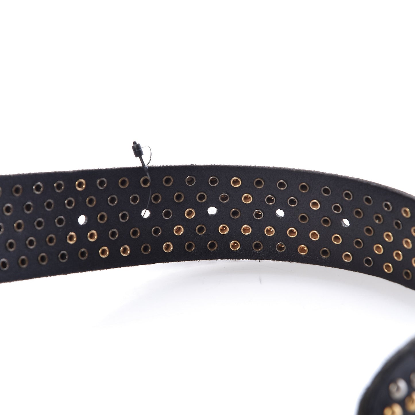 Calfskin Studded Feline Belt 105 42 Black