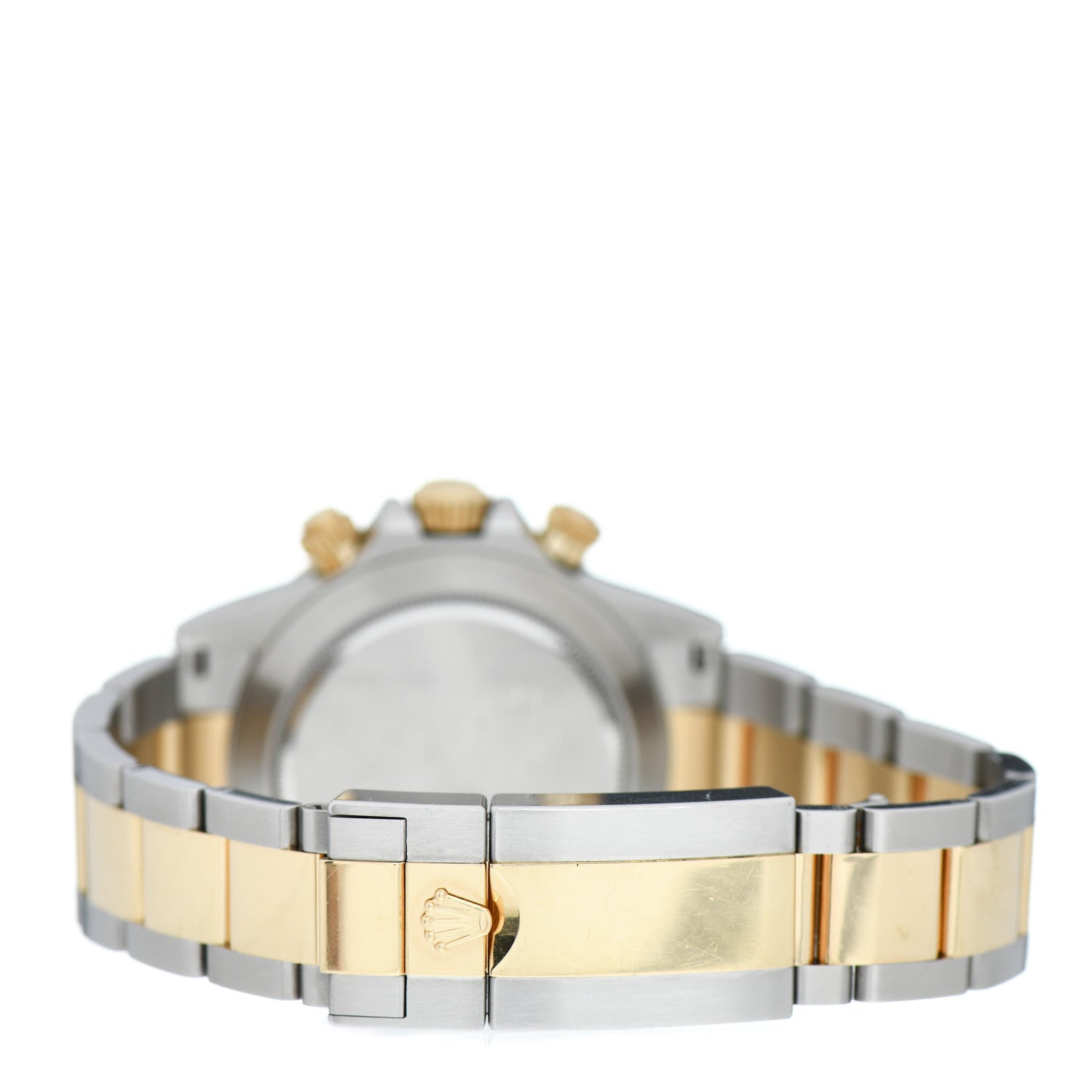 Rolex Stainless Steel 18K Yellow Gold Diamond 40mm Oyster Perpetual Cosmograph Daytona Watch Black 116503 3 of 5