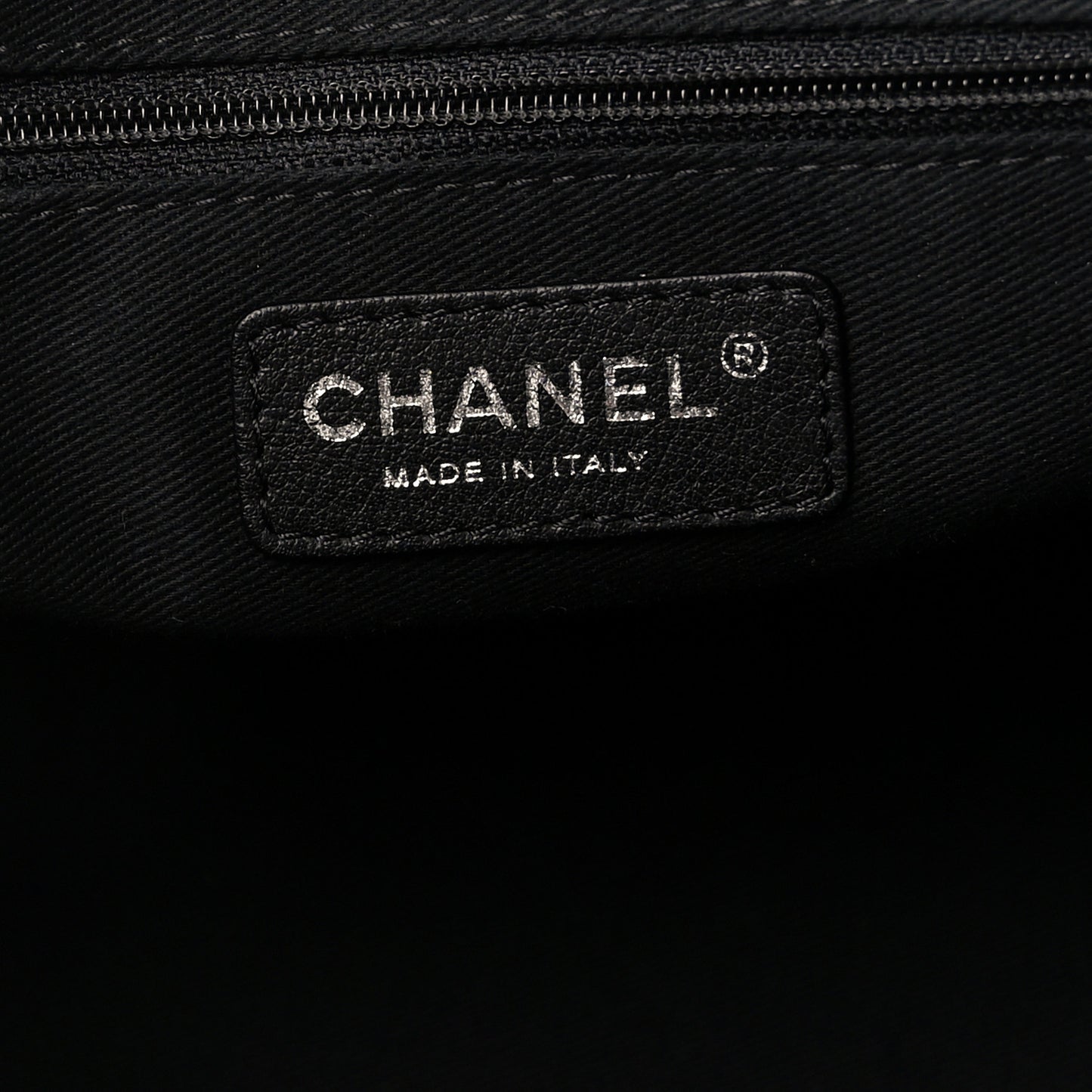 Patent Quilted Timeless CC Soft Tote Black